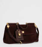 Dolce&Gabbana Suede My Sicily top-handle bag calf suede (British brand)
