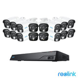 Costco UK Reolink 12MP 4K+ UHD NVR PoE AI 16-Channel 16-Bullet Camera Kit with 4TB HDD- Buy online at McGrocer