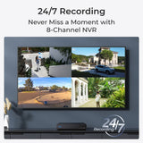 Reolink 12MP 4K PoE dome camera 4-pack, imported from the UK