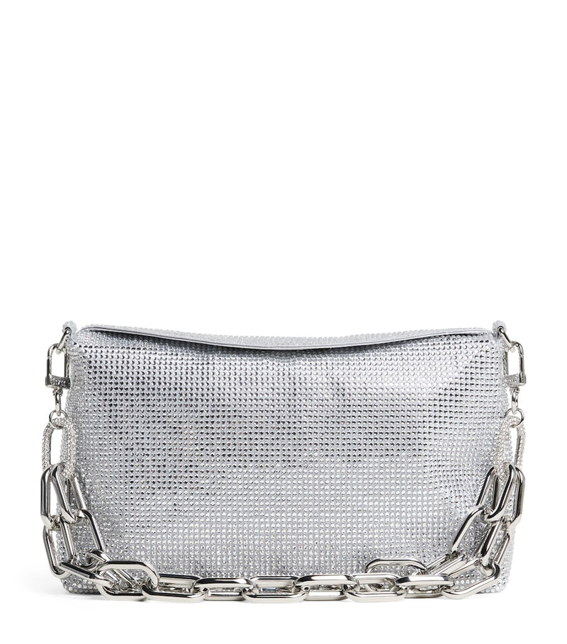 Judith Leiber Crystal Bowie shoulder bag, imported from the UK