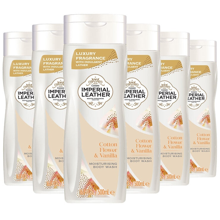 Imperial Leather body wash two varieties 6 x 500ml bottles (British brand)