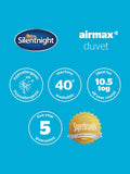 Silentnight Airmax 10.5 Tog duvet (British brand)