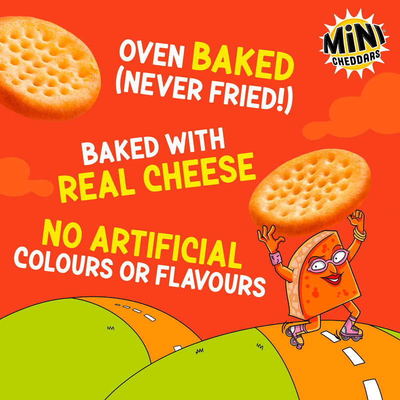 Jacob's baked cheese snacks Red Leicester multipack 12x23g - British product