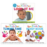 Costco UK Priddy Books See Touch Feel Interactive Board Books - 3 Options (Look At Me, Noisy Book, Tummy Time)- Buy online at McGrocer