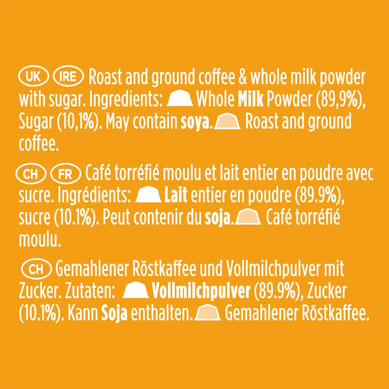 Nescafé Dolce Gusto Latte Macchiato coffee pods 24 servings, imported from the UK