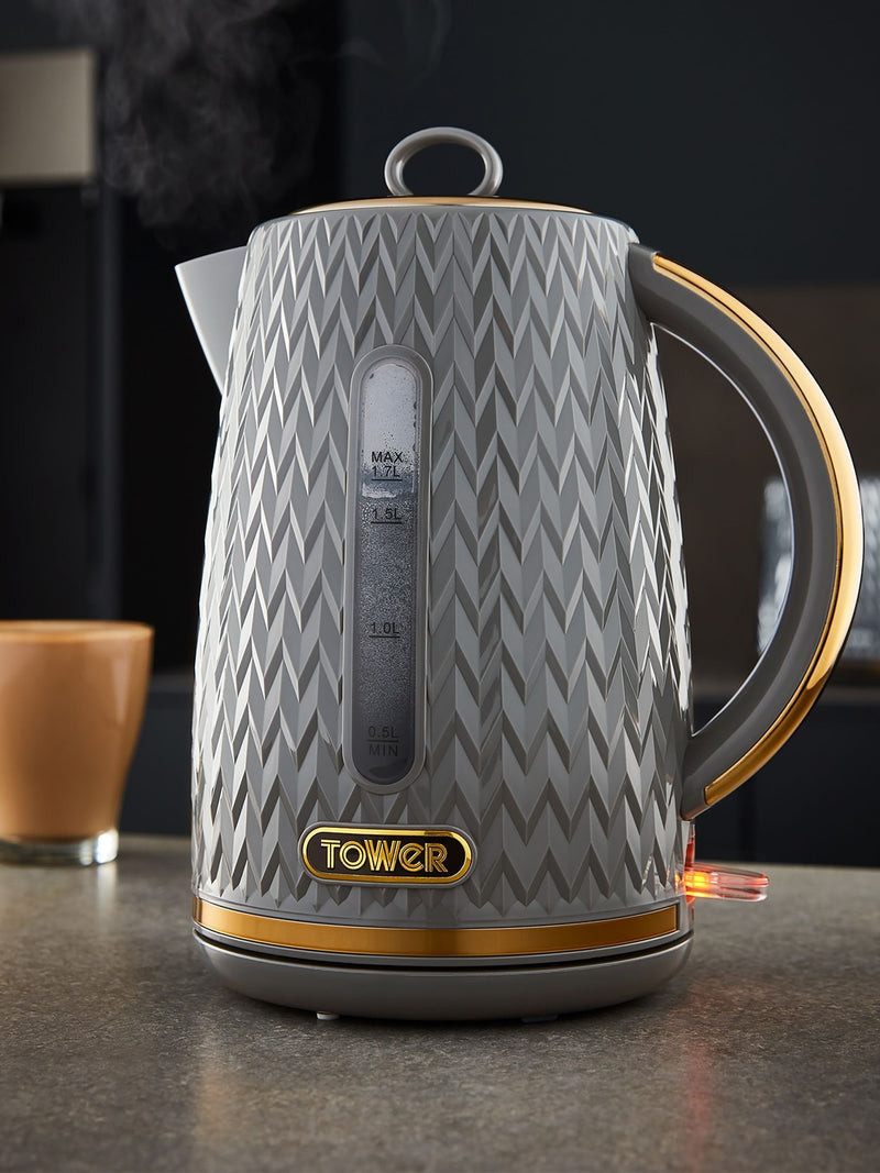 Tower Grey Empire kettle 1.7 litre (British brand)