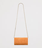 Jimmy Choo Curve quilted leather chain wallet - British product