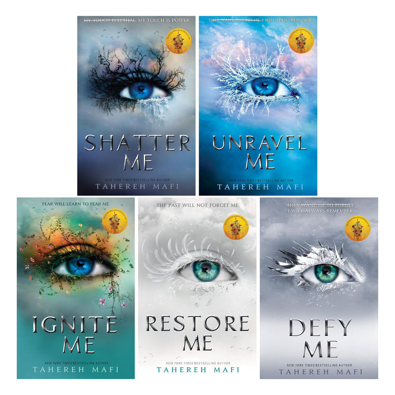 Shatter Me by Tahereh Mafi 5-book box set, UK version