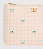 Valentino Garavani medium leather VLogo signature pouch (British brand)