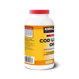Kirkland cod liver oil omega-3 supplement 2x200 count, UK version