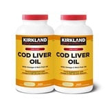Kirkland cod liver oil omega-3 supplement 2x200 count, UK version