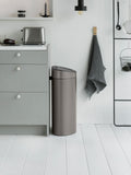 Brabantia Platinum Touch Kitchen Bin 40L - British product