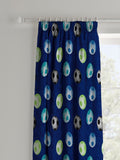 Catherine Lansfield football print curtains 167x182cm, imported from the UK