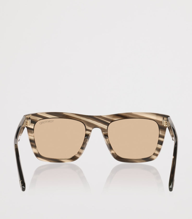 TOM FORD Square Lelio sunglasses, imported from the UK
