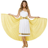 Smiffys gold Deluxe Grecian Cape with wings 190cm - British product