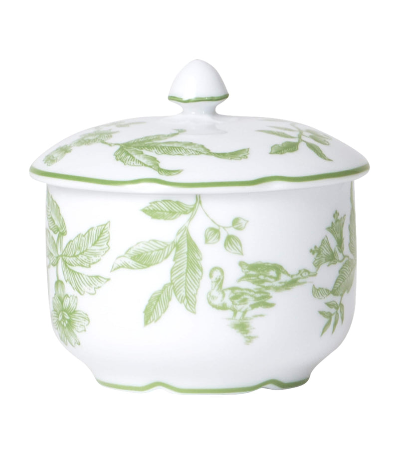 Bernardaud porcelain sugar bowl with nature-inspired design, 250ml - British product