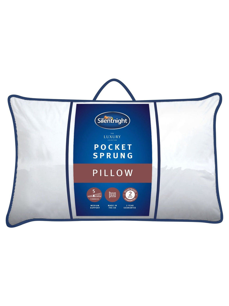Silentnight firm pocket sprung pillow (British brand)