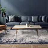 Asiatic Kuza border navy rug 200x290 cm, UK version