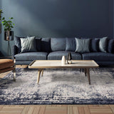 Costco UK Asiatic Kuza Border Navy Rug 200 x 290 cm- Buy online at McGrocer
