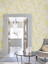 Next Laura Ashley Sunshine Forsythia Wallpaper Sample A4- Buy online at McGrocer