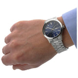 Sekonda men's blue dial stainless steel watch, imported from the UK