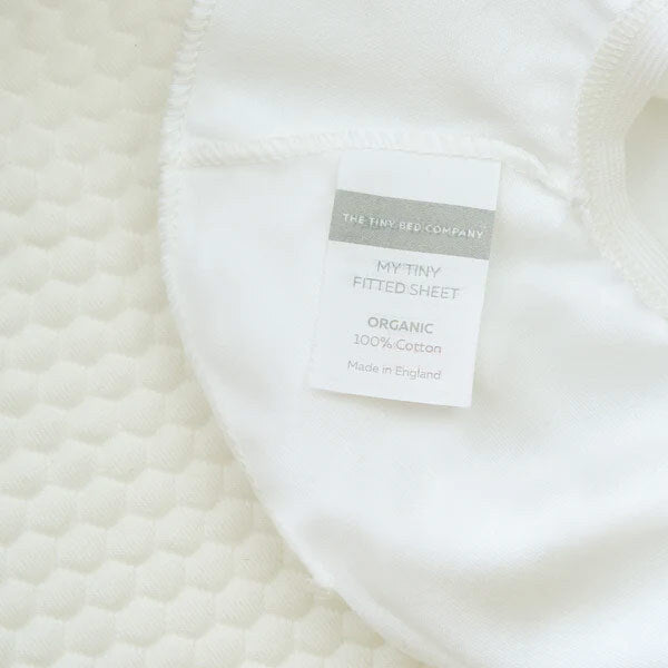 The Tiny Bed Co cotton fitted sheet for SnuzPod 3 and 5, 80x44cm (British brand)