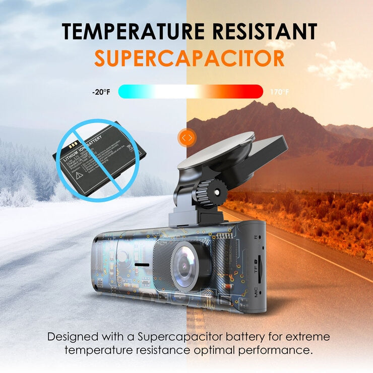 Rexing R316 4K dual channel dash cam black - British product
