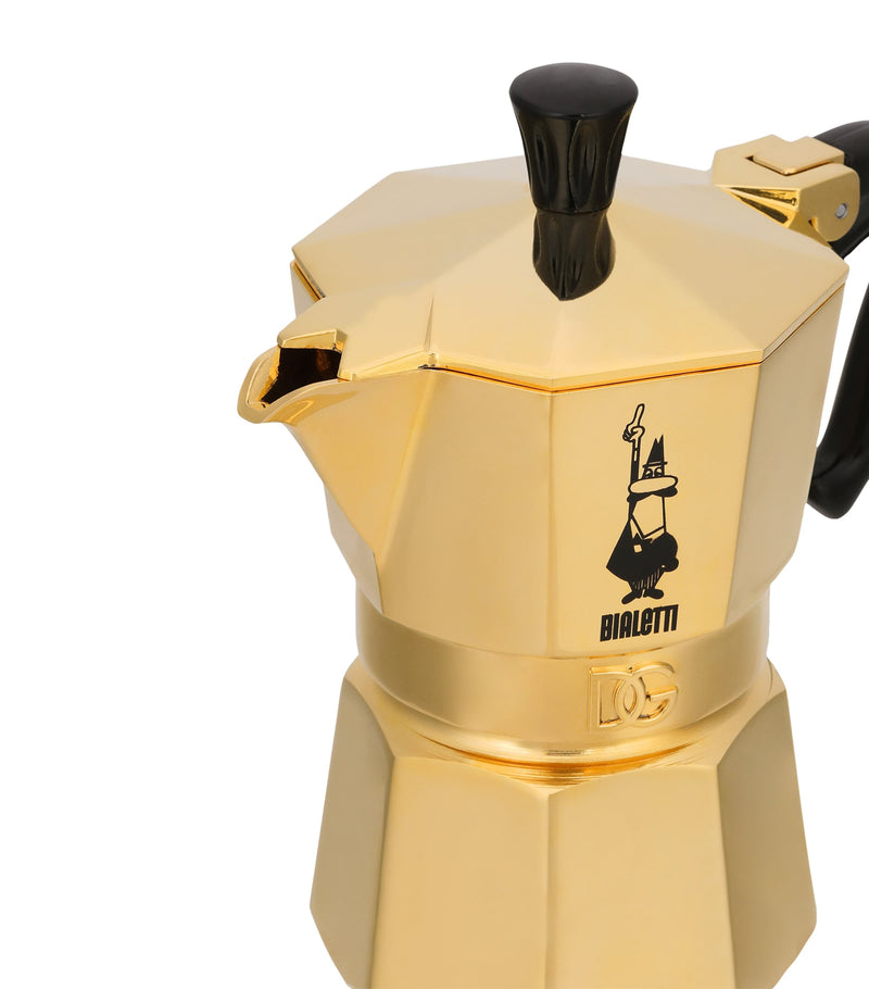 Dolce&Gabbana 24kt Gold Moka Ora 3-Cup Moka Pot - British product