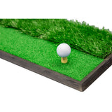 Longridge dual golf practice mat with rubber tee 62.5x33.5cm - British product