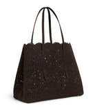 Alaïa Mina Vienne top handle leather bag medium, imported from the UK