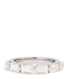 Anita Ko white gold diamond baguette floating ring, imported from the UK