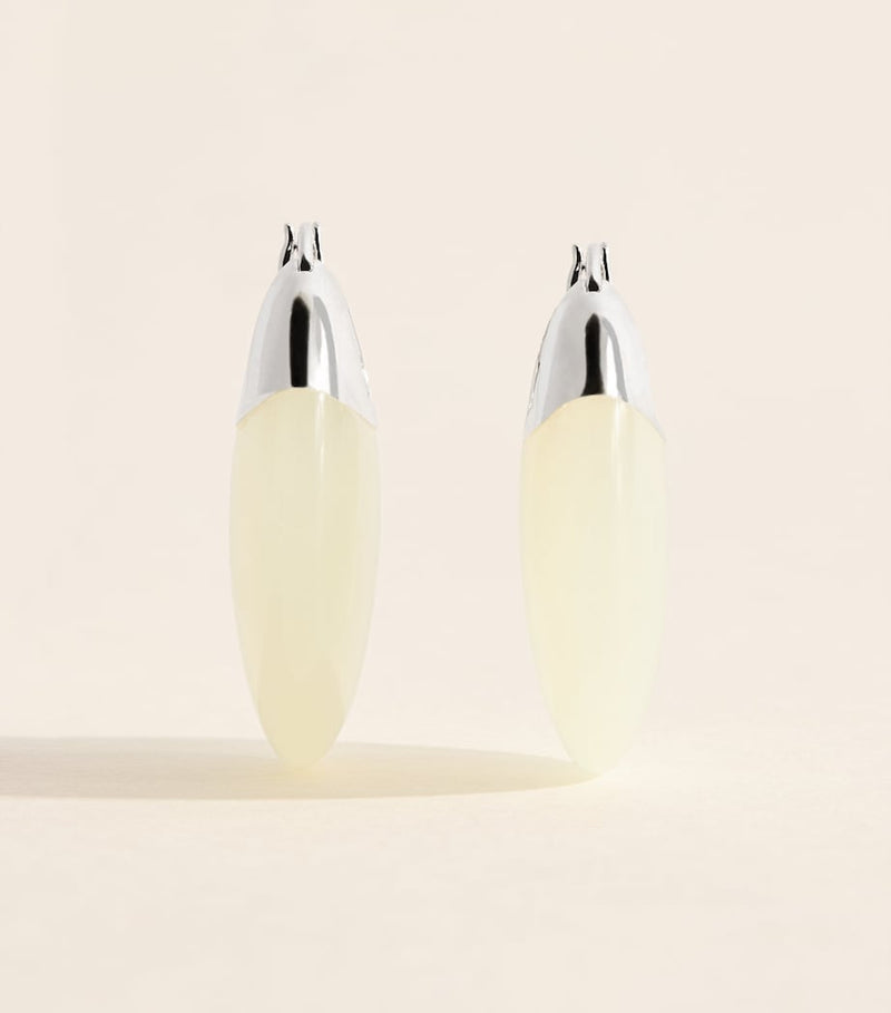 LIÉ STUDIO Erin earrings sterling silver gemstone, UK version