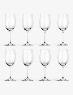 Vinum Chablis and Chardonnay glasses set of eight, 350ml (British brand)