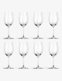 Vinum Chablis and Chardonnay glasses set of eight, 350ml (British brand)