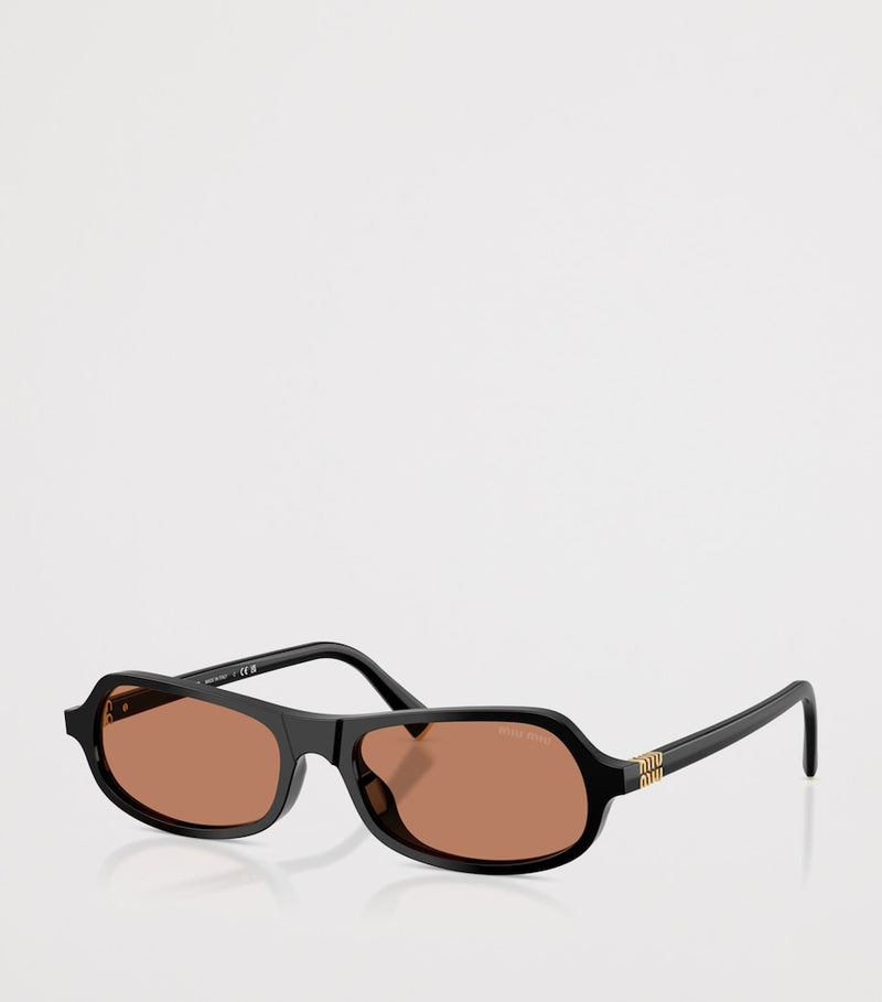 Miu Miu irregular oval sunglasses - British product
