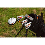 Longridge junior golf set orange clubs and stand bag, imported from the UK