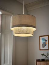 Next Natural Sumatra Large Easy Fit Woven Ceiling Light Shade- Buy online at McGrocer