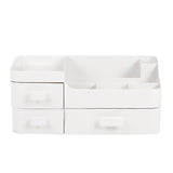 Superdrug Livingandhome White Plastic Makeup Drawer Organizer 3 Drawers- Buy online at McGrocer