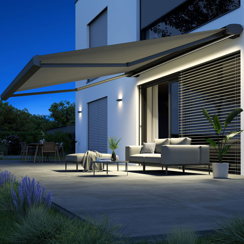 Olympus Athena LED awning up to 3.5m projection (British brand)