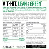 VIT HIT Juice Drink Apple Elderflower 12 x 500ml (British brand)
