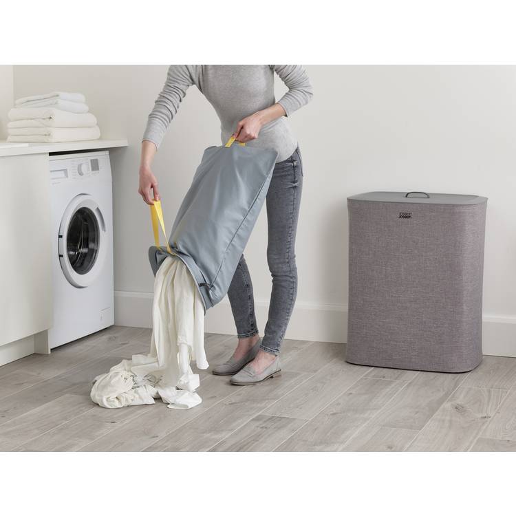 Joseph Joseph Tota grey laundry basket 90L - British product