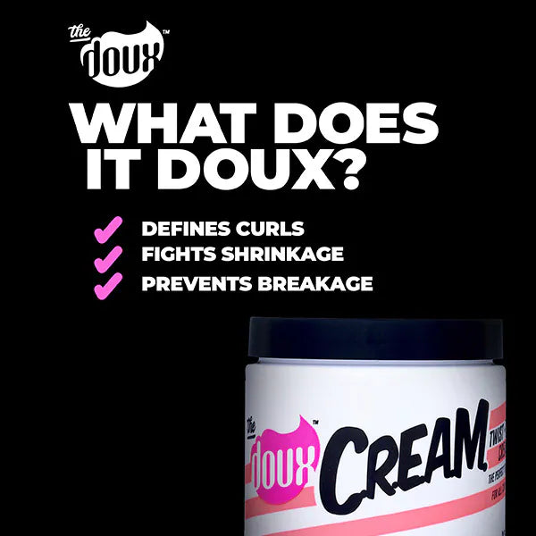 The Doux Twist and Curl Cream for Hair (British brand)