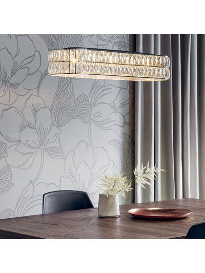 Next Gallery Home Silver Velma 5 Ceiling Light Pendant- Buy online at McGrocer