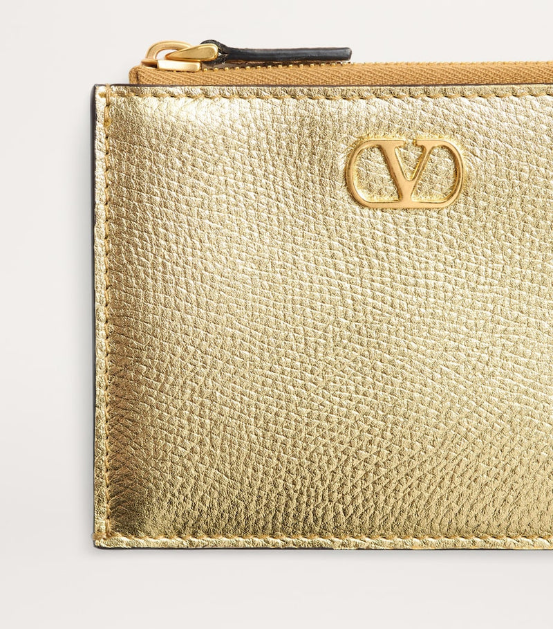 Valentino Garavani VLogo leather coin and card holder - British product