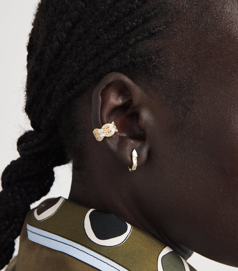 Anita Ko Talitha ear cuff 18k yellow gold diamonds - British product