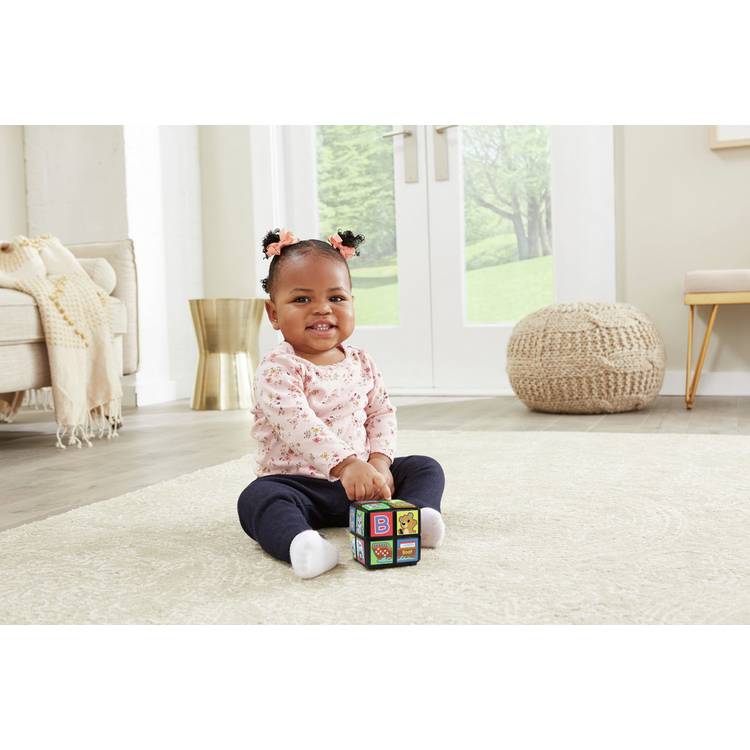 Vtech Animal Cube interactive baby toy, UK version