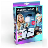 Kids vlogging kit with LED light and microphone, British brand