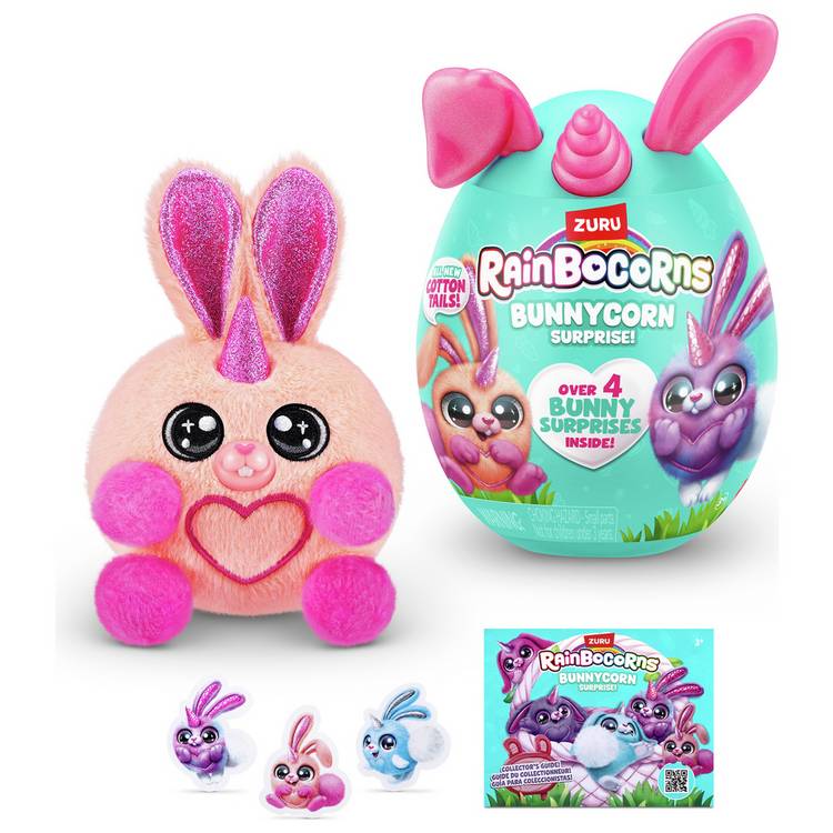 Rainbocorns Bunnycorn Surprise plush toy (British brand)