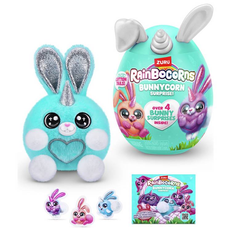 Rainbocorns Bunnycorn Surprise plush toy (British brand)