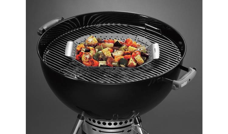 Weber premium large steel grilling basket - British product